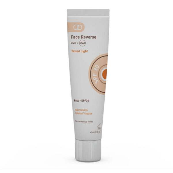 FaceReverseDailyCare 365 Day&NightSPF30 TintedLight για αντηλιακή προστασία με ισχυρούς αντιρυτιδικούς παράγοντες